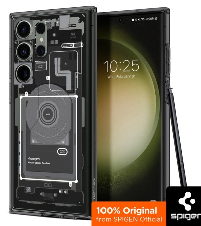 SPIGEN Galaxy S23 Ultra[Ultra Hybrid：Zero One]混合技术，TPU保险杠聚碳酸酯背/三星Galaxy S23 Ultra Case/Galaxy S23 Ultra外壳