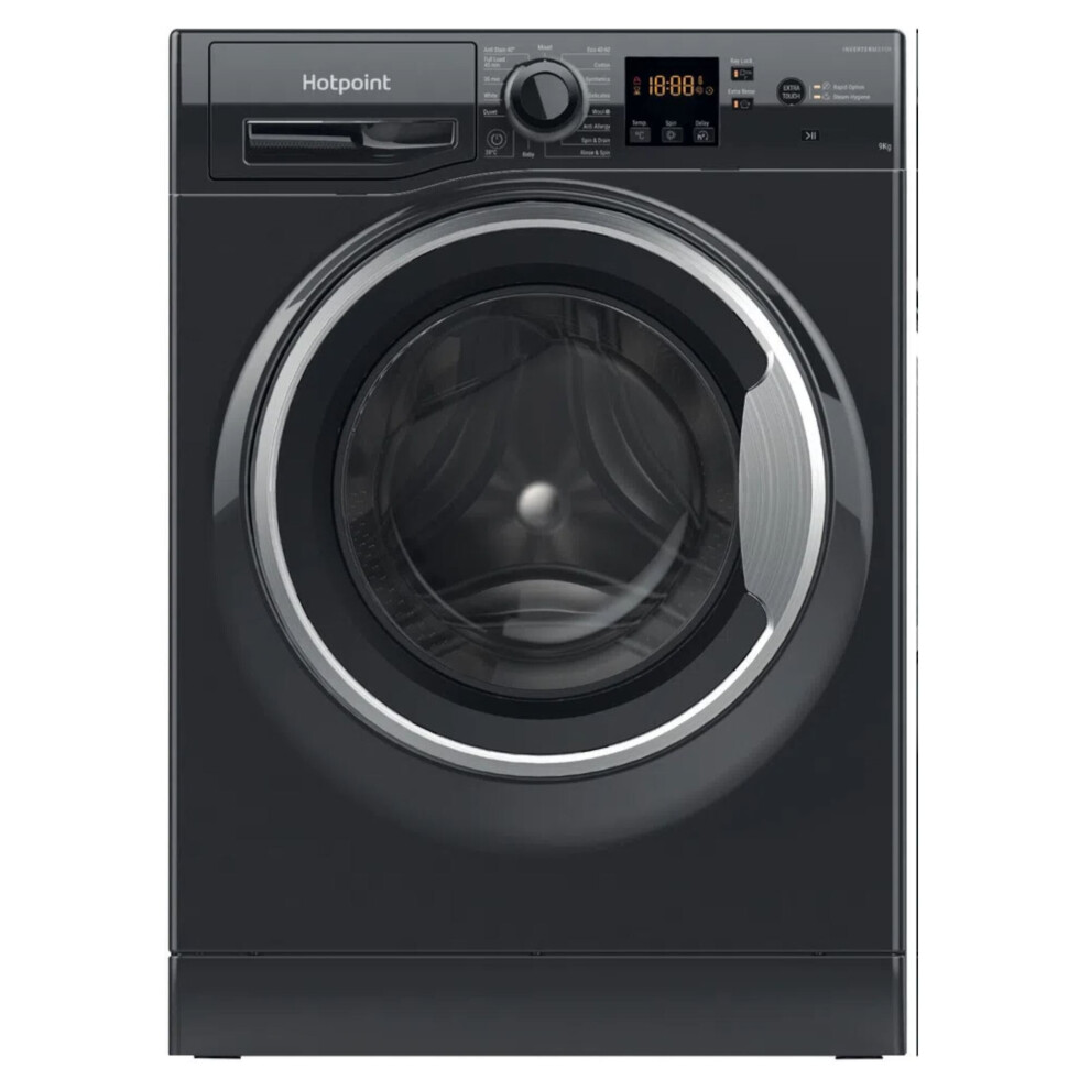 Hotpoint NSWF945CBSUKN 9kg 1400rpm Washing Machine - Black 